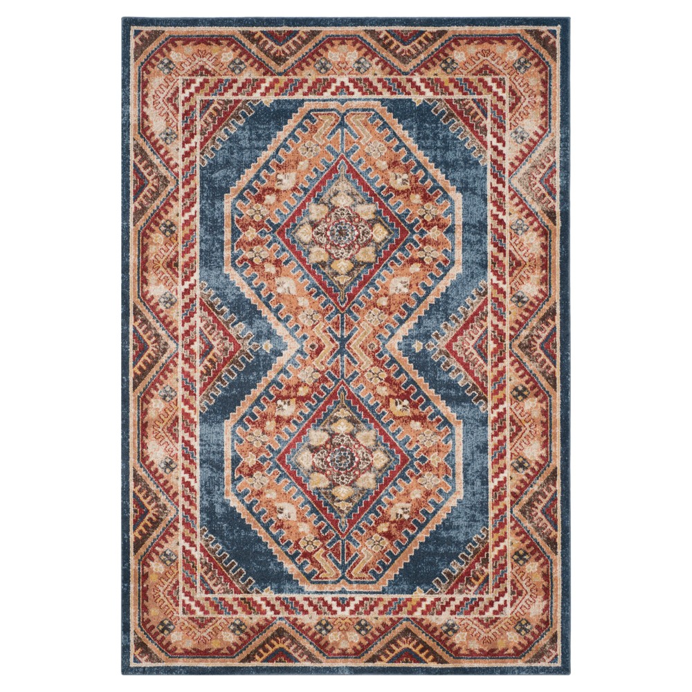 Bijar Rug - Royal/Rust - (8'x10') - Safavieh