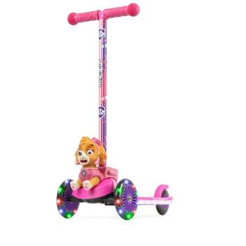 Paw Patrol Skye 3D Tilt and Turn Scooter with Light Up Deck and Wheels