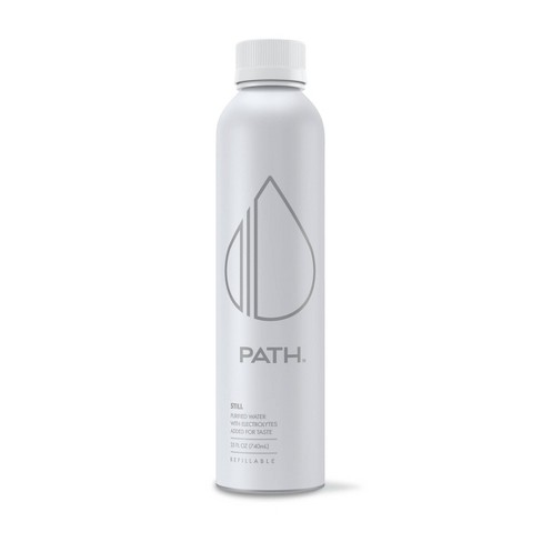 Path Water Still Bottled Water in Reusable Aluminum Bottle, 25 fl oz, 18 Pack, Size: 25 Fluid Ounces