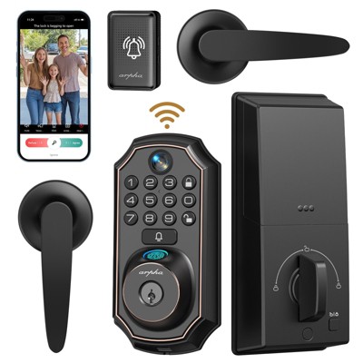 Arpha Keyless entry deadbolt door lock with handle