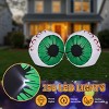 SEVOBAL Party Decorations Accessories 2 PC Halloween Inflatables Large Eyes Decoration 3FT Blow Ups Green Eyes for Yard, Multicolored, 36"*36"*36" - 2 of 4