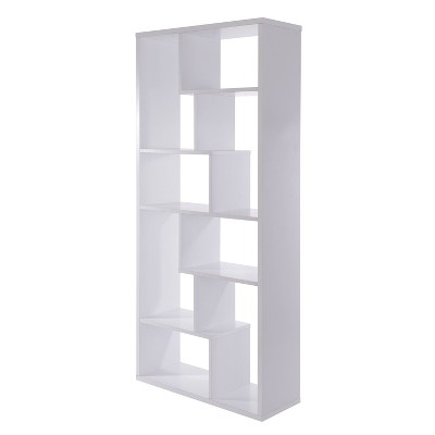 target white bookcase