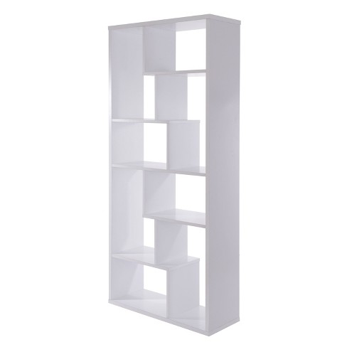 71 Decorative Bookshelf White Acme Furniture Target