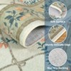 Washable Rug Modern Floral Geometric Area Rugs Soft Non-Slip Low Pile Carpet for Living Room Bedroom - 4 of 4