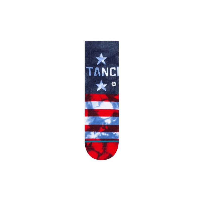 Stance Kids&#39; Tie-Dye Crew Socks - Red/Blue/White L, 5 of 10