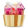 Freida & Joe Spell Bound Love Fragrance Skin Care Collection in Vintage Wooden Basket Bath & Body Gift Set - 3 of 4