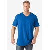 KingSize Shrink-Less Lightweight Longer-Length V-Neck T-Shirt - 4 of 4