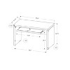 Monarch Specialties Computer Desk Home Office Laptop 48InchL Work Laminate Black Grey Contemporary Modern - 3 of 4