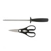Our Table 18 Piece Stainless Steel Forged Triple Riveted Cutlery Block Set in Black - 4 of 4