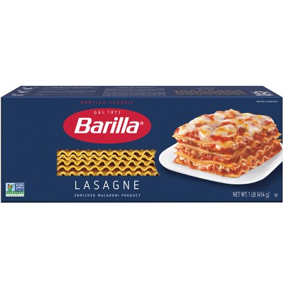 Barilla Wavy Lasagna Noodles - 16oz : Target