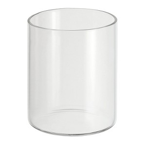 Unique Bargains High Borosilicate Glass Wear Resistant Clear Cylinder Vase - 1 of 4