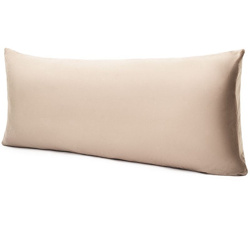Cheer Collection 20" x 54" Super Soft Large Body Pillow with Velour Cover, 1 of 9