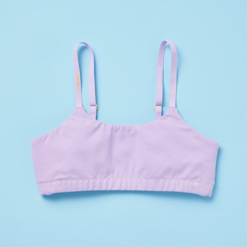 Yellowberry Girls' Ultimate Full Coverage Cotton First Bra With Convertible  And Adjustable Straps - Small, Pale Blue Sky : Target