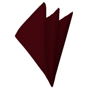 TheDapperTie - Men's Solid Color 10 Inch x 10 Inch Pocket Squares Handkerchief - 1 of 3