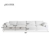 NicBex Couches for Living Room Feather-filled Seat Sofa Couches Comfy Upholstered 1pc Modular Design Sofa - 2 of 4