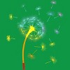 Design By CreativeHT Humans Rainbow Colorful Dandelion Flower Pride By CreativeHT T-Shirt - 2 of 2