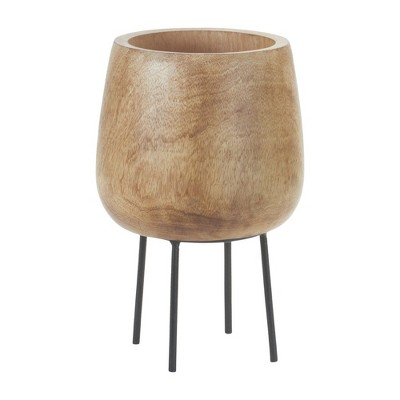 Melrose Wood Planter with Stand 12"H