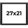 PosterPalooza | Shadow Box 1.5" Depth Black Picture Frame - UV Acrylic, Backing Board, Hanging Hardware - 2 of 4