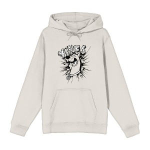 Scooby-Doo Yikes Adult Long Sleeve Hoodie - 1 of 2