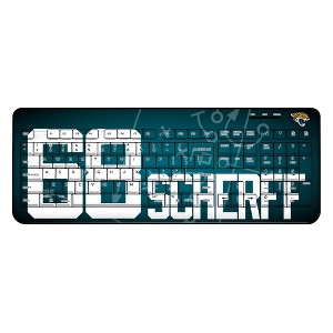 NFL Jacksonville Jaguars Players Game Tactic Wireless USB Keyboard - 1 of 4