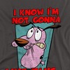 Courage The Cowardly Dog Not Gonna Like Kids T Shirt For Youth, Charcoal - 3 of 4