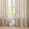 Deconovo 2 Panels Linen Look Full Blackout Curtains with 8 Grommets, Thermal Drapes - 4 of 4