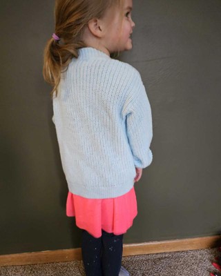 Girls' Cardigan Sweater - Cat & Jack™ Heather Gray M