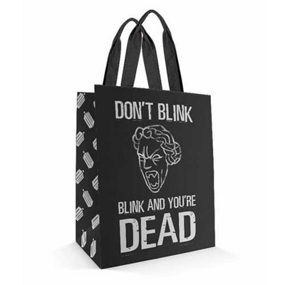 Se7en20 Doctor Who Don't Blink Large Tote Bag