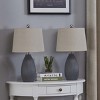 Maxax Ribbed Ceramic Table Lamps Set of 2 - 2 of 4