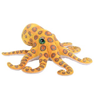 Wild Republic Living Ocean Blue Ring Octopus Stuffed Animal, 22 Inches - 1 of 1