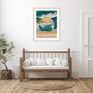 Amanti Art Breaking Shore III by Grace Popp Wood Framed Wall Art Print - 1 of 4