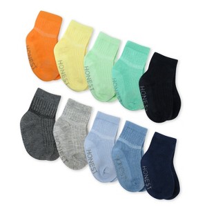 Honest Baby Multipack Cozy Socks Sustainably Made for Baby & Toddler - 1 of 4