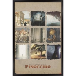 Trends International Netflix Guillermo Del Toro's Pinocchio - Grid Framed Wall Poster Prints - 1 of 4
