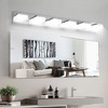 DAKAFUL LED Bathroom Vanity Light with Stepless Dimming, Acrylic Design Fixture Over Mirror, Wall Light for Bathroom/Mirror Area/Bedroom - 3 of 4