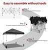 10x10 ft, Patented Center Locking Canopy Tent, Portable Outdoor Canopy Tent, Comes with Hand Wheel Bag, Suitable for Outdoor use, Height Adjustable - 4 of 4