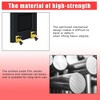 Door Dolly Heavy Duty - 2 Pack 750 LB Capacity Door Installation Kit, Fit 0-1-7/8 in Panels with Lockable Wheels for Construction/Remodeling - 4 of 4