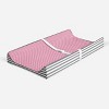 Bacati - Elephants Pink/Gray Pink Pin Dots Quilted Top Changing Pad Cover - 4 of 4