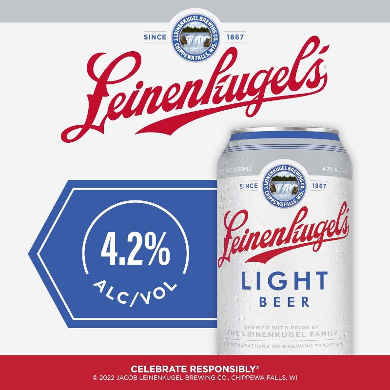 Leinenkugel&#39;s Light Beer - 24pk/12 fl oz Cans, 2 of 8