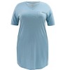 Wrangler Women's and Women's Plus V-Neck Nightgown - 2 of 4