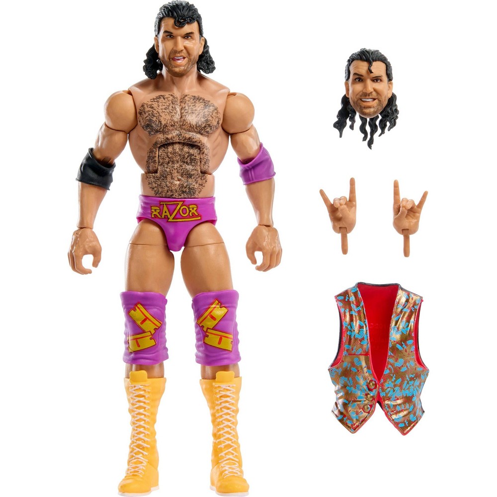 WWE Legends Razor Ramon Action Figure & Accessories, 6