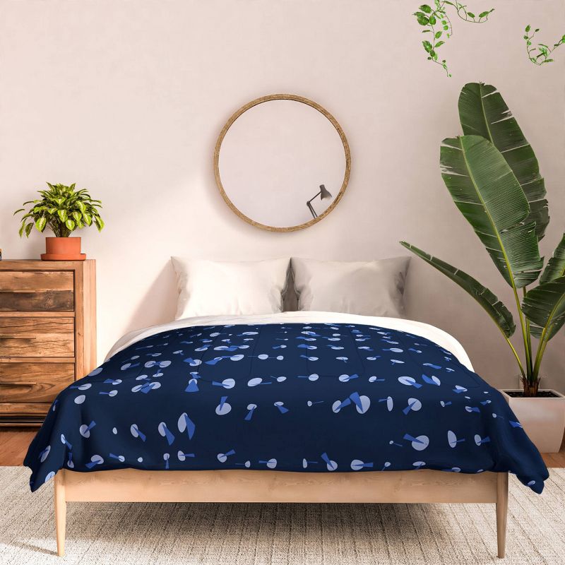 Deny Designs Mirimo Denim Mod Mood Comforter Set Dark Blue Denim, 3 of 7