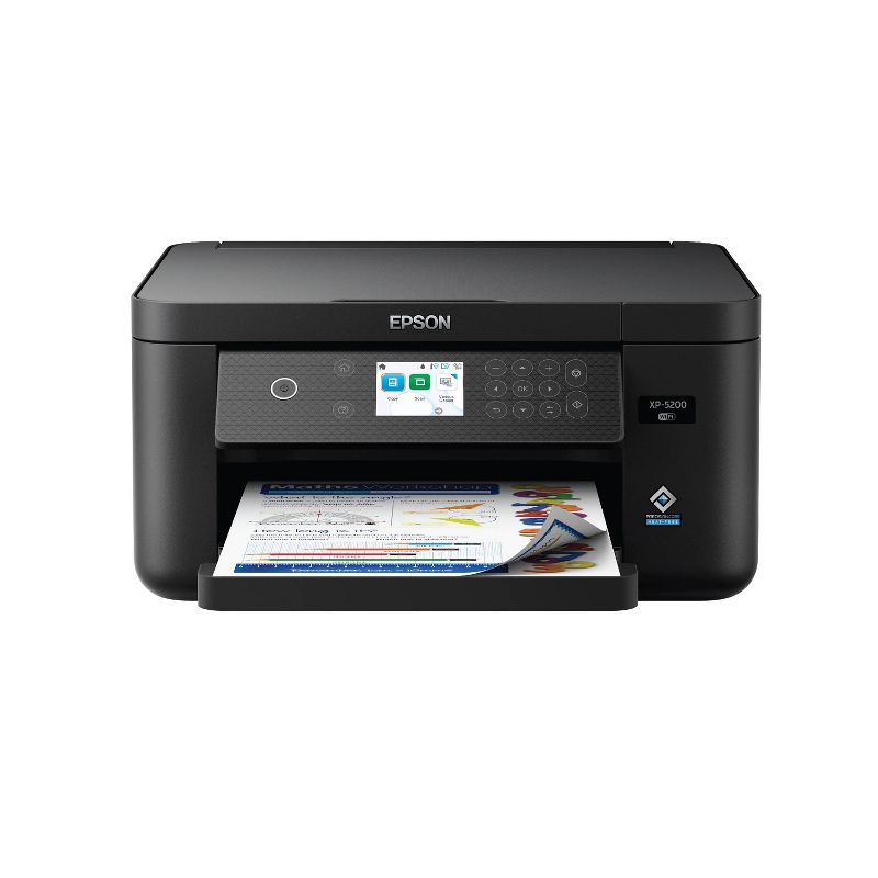 Epson Expression Home XP-5200 Small-in-One Inkjet Printer, Scanner, Copier - Black, 1 of 8