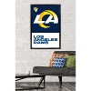 Trends International NFL Los Angeles Rams - Logo 20 Framed Wall Poster Prints - 2 of 4