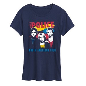 Women's - The Police - Police North American Tour Short Sleeve Graphic T-Shirt - 1 of 4