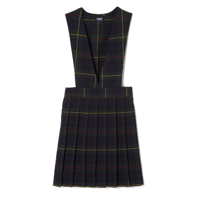 French Toast School Uniform Girls Plaid V-neck Pleated Jumper-youth ...