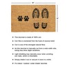 RugSmith Black Machine Tufted Paws Doormat - 3 of 4