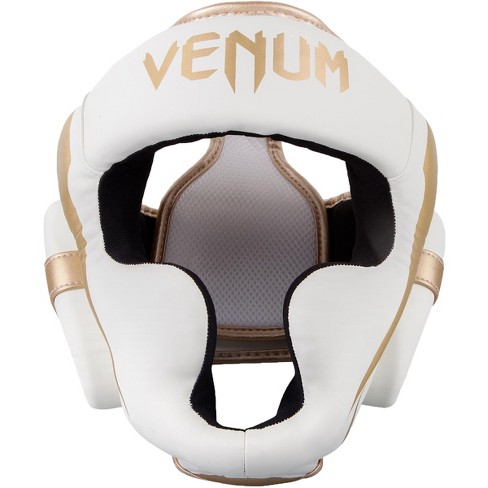 Venum Elite Boxing Kickboxing MMA Protective Headgear White One Size USA SELLER 