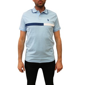 U.S. Polo Assn. Men's Slim Fit Short Sleeve Color Block Jersey Polo Shirt - 1 of 1