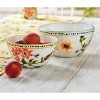 tagltd Bee Floral Bowl Set/2 - 3 of 4