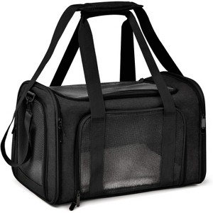 Cat Carriers Dog Carrier Pet Carrier For Small / Medium Cats Dogs Puppies (Up To 15lbs), TSA Airline Approved Small Dog Carrier Soft Sided - 1 of 4